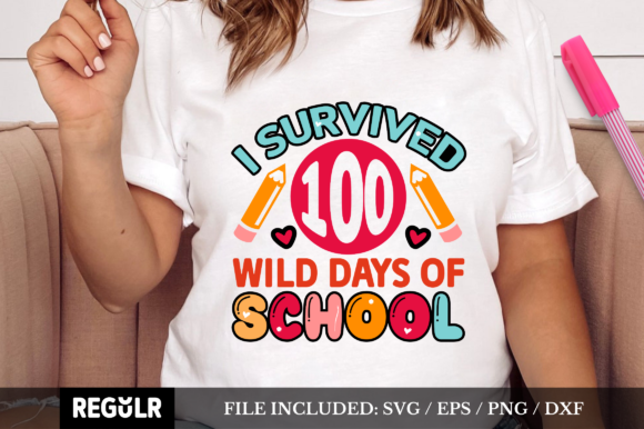 I Survived 100 Wild Days of School SVG: A Designer’s Review