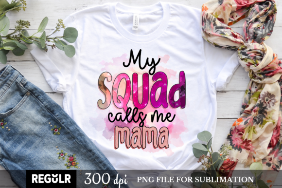 Review: My Squad Calls Me Mama SVG for Embroidery