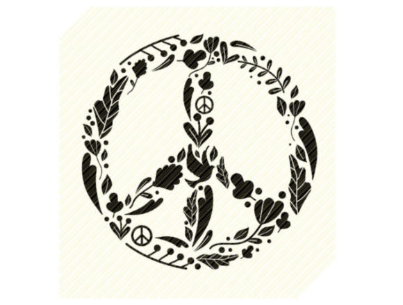 Reviewing the Peace Symbol Graphic for Embroidery