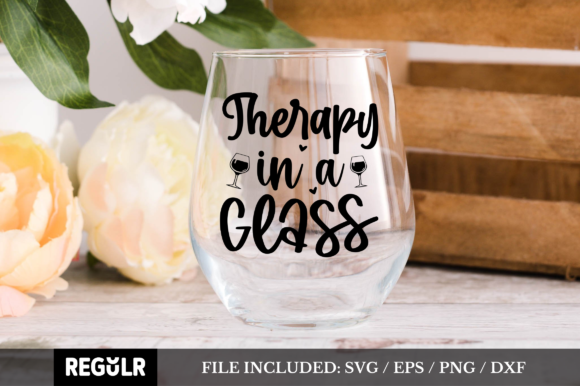 Reviewing Therapy in a Glass SVG for Real Embroidery